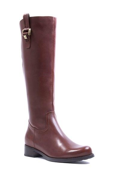 Women's Blondo 'velvet' Waterproof Riding Boot Wide Calf M - Brown