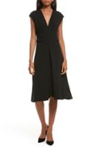 Women's Theory Admiral Crepe A-line Dress - Black