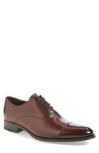 Men's To Boot New York Brandon Cap Toe Oxford W - Burgundy