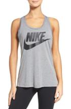 Women's Nike Essential Logo Tank - Grey