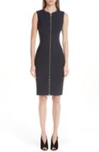 Women's Versace Collection Studded Zip Front Dress