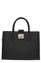 Dolce & Gabbana 'large Rosalia - Brief' Calfskin Leather Tote -