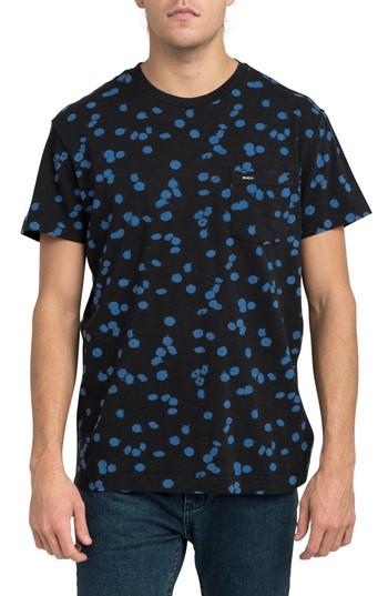 Men's Rvca Od Floral T-shirt - Black