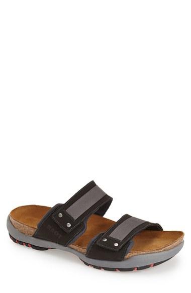 Men's Naot 'climb' Slide Sandal -8.5us / 41eu - Black