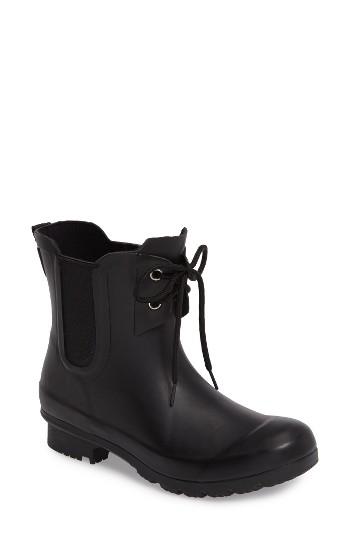 Women's Roma Waterproof Chelsea Rain Boot M - Black