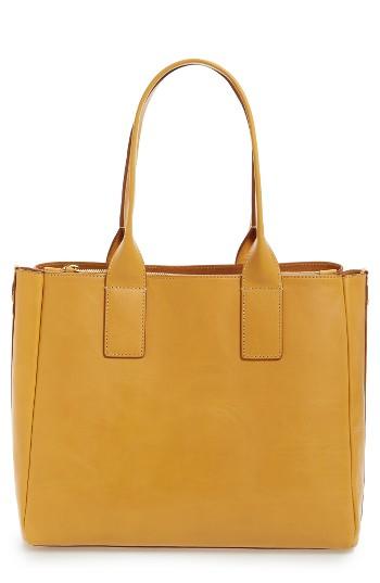 Frye Ilana Leather Tote - Yellow