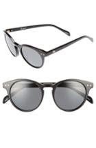 Women's Brightside Oxford 49mm Polarized Sunglasses - Black/ Grey Polar