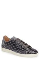 Men's Mezlan Hickman Genuine Crocodile Sneaker .5 M - Grey
