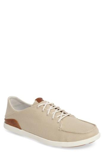 Men's Olukai Manoa Sneaker .5 M - Beige