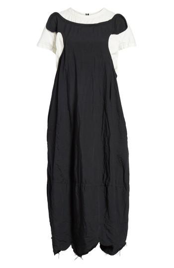 Women's Comme Des Garcons Colorblock Midi Dress
