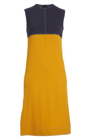 Women's Marni Colorblock Double Face Crepe Dress