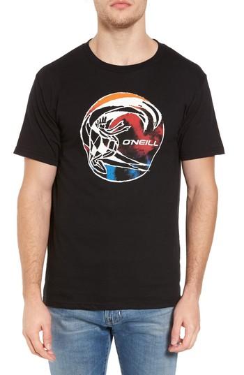 Men's O'neill Far Out Cult Graphic T-shirt - Black