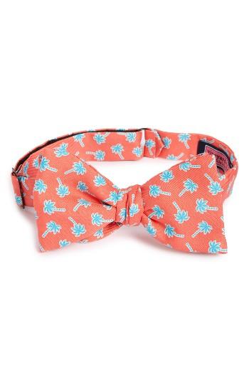 Men's Vineyard Vines Palm Tree Silk Bow Tie