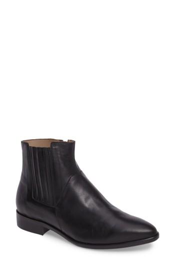 Women's Italeau Lunella Water-resistant Chelsea Bootie .5 M - Black