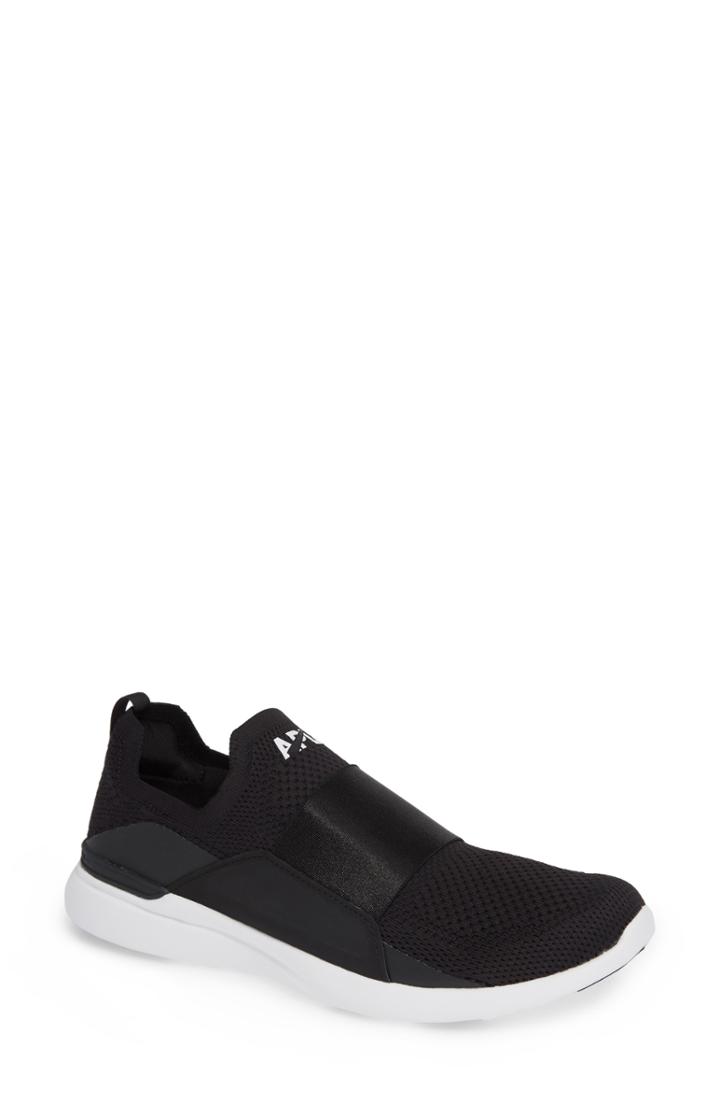 Women's Apl Techloom Bliss Knit Running Shoe .5 B - Black