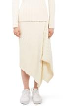 Women's Topshop Boutique Ribbed Drape Skirt