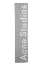 Women's Acne Studios Logo Scarf, Size - Grey
