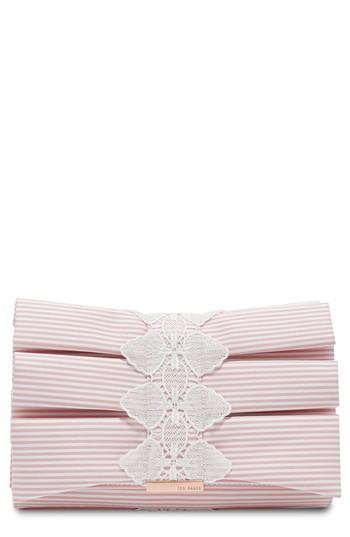 Ted Baker London Box Pleat Evening Bag -