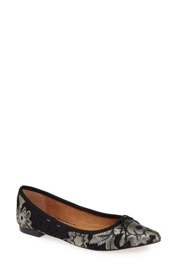 Women's Cc Corso Como Recital Pointy Toe Flat M - Black