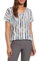 Women's Nic+zoe Fluid Ink Silk-blend Tee