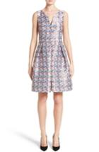 Women's Armani Collezioni Pixel Print Fit & Flare Dress