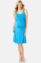 Women's Rosie Pope 'best' Maternity Dress - Blue/green