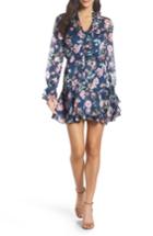 Women's Cooper St Rita Floral Stripe Minidress - Blue