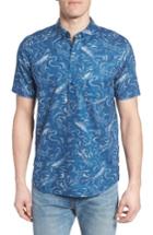 Men's Patagonia Back Step Fit Shirt, Size Small - Blue