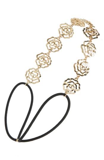 Tasha Rose Metal Head Wrap, Size - Metallic