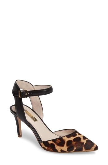 Women's Louise Et Cie Kota Ankle Strap Pump .5 M - Brown