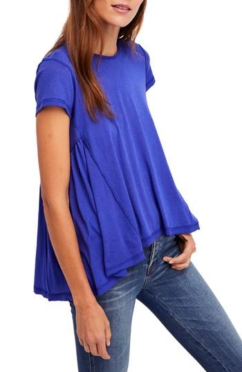 Women's Free People It's Yours Tee, Size - Purple
