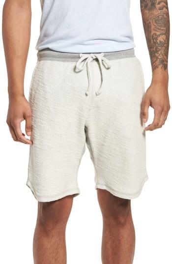 Men's Goodlife Terry Cotton Blend Shorts, Size - Black