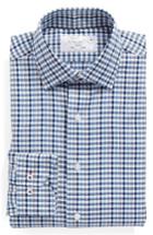 Men's Lorenzo Uomo Trim Fit Check Dress Shirt 32/33 - Blue