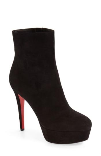 Women's Christian Louboutin 'bianca' Platform Bootie Us / 40eu - Black