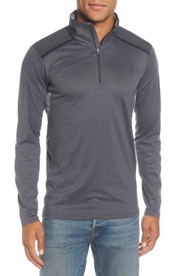 Men's The North Face 'kilowatt' Quarter Zip Training Pullover, Size - Grey