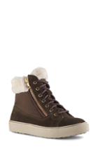 Women's Cougar Dublin High Top Sneaker With Faux Fur Cuff M - Green