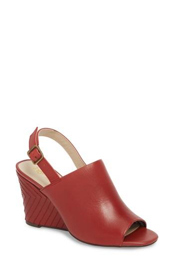 Women's Seychelles Abyssal Wedge Sandal M - Red