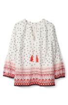 Women's Boden Tassel Tie Peasant Blouse - Ivory