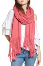 Women's Free People Kolby Brushed Scarf, Size - Pink