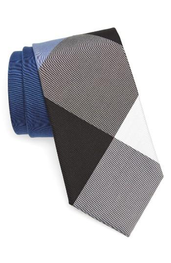 Men's Burberry Clinton Check Silk & Cotton Tie
