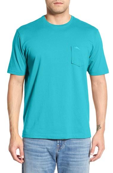 Men's Tommy Bahama 'new Bali Sky' Original Fit Crewneck Pocket T-shirt - Blue