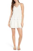 Women's Lost + Wander Sincerely Embroidered Minidress - Ivory