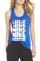 Women's Nike Sportswear Logo Graphic Tank - Blue