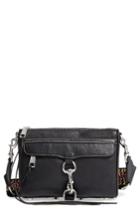 Rebecca Minkoff Mini Mac Leather Crossbody Bag - Black