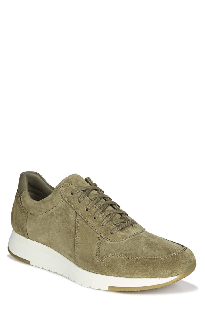 Men's Vince Pryor Suede Sneaker .5 M - Beige