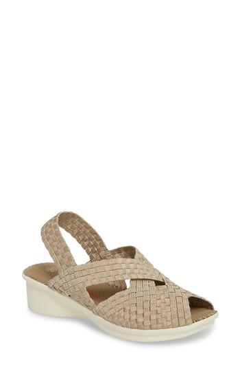 Women's Bernie Mev. Kira Wedge Sandal Us / 36eu - Metallic