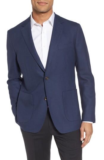 Men's Bonobos Knit Wool Unconstructed Sport Coat R - Blue