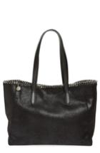 Stella Mccartney 'falabella - Shaggy Deer' Faux Leather Tote - Black