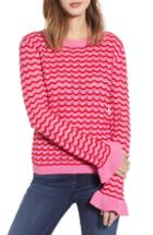 Women's Endless Rose Ruffle Cuff Sweater - Pink