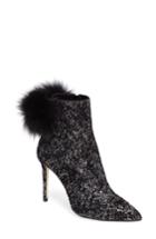 Women's Jimmy Choo Tesler Genuine Fox Fur Bootie Us / 35eu - Black